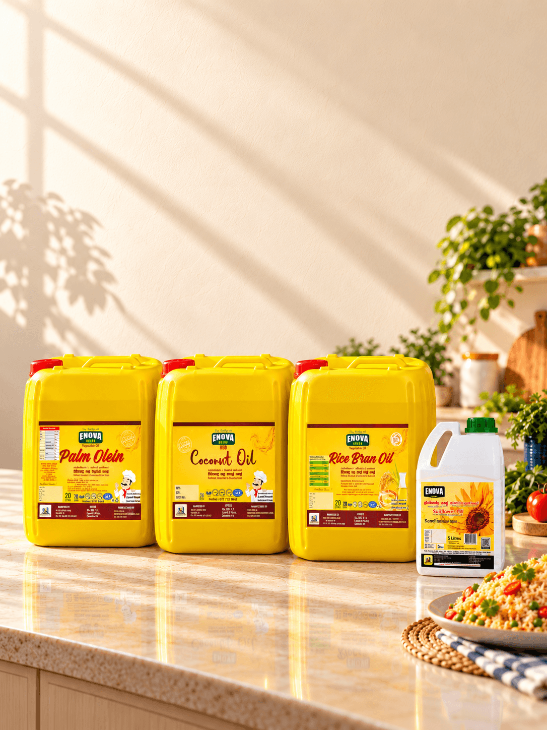 ENOVA edible oils and bakery ingredients range by Venkadeshwara